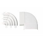 ANGOLO PIANO VARIABILE BIANCO PER CANALE A BATTISCOPA EC20201 - ELETTROCANALI EC20205 product photo