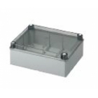 CASSETTA DA PARETE IP56 PARETI LISCE COPERCHIO TRASPARENTE 240X190X90 - ELETTROCANALI EC420C7 product photo
