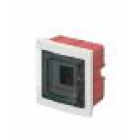 CENTRALINO INCASSO BIANCO PORTELLO FUME 4 MODULI - ELETTROCANALI EC63004B product photo