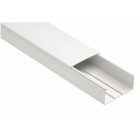 CANALE PORTACAVI CON COPERCHIO 100X40 BIANCO BARRA 2 METRI - ELETTROCANALI ECCP10040B product photo