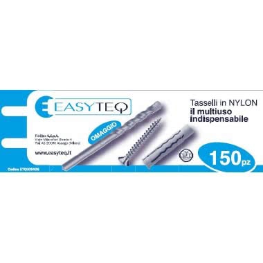 EASYTEQ ETQ00840S - Tasselli nylon diametro 8 + vite in secchiello da 150pz con punta trapano - EASYTEQ ETQ00840S - EASYTEQ ETQ00840S product photo Photo 02 3XL