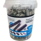 EASYTEQ ETQ00840S - Tasselli nylon diametro 8 + vite in secchiello da 150pz con punta trapano - EASYTEQ ETQ00840S - EASYTEQ ETQ00840S product photo