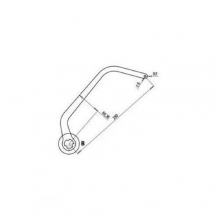 COPPIA BRACCI NIGHT&DAY TIPO ND7 BIANCO - FAAC 105732 product photo