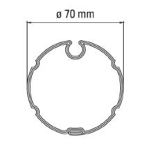 TM45 ADATTATORE TUBO OGIVA 70MM - FAAC 132252 - FAAC 132252 product photo