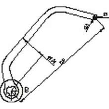 COPPIA BRACCI NIGHT&DAY TIPO ND7-MARRONE - FAAC 1057323 - FAAC 1057323 product photo