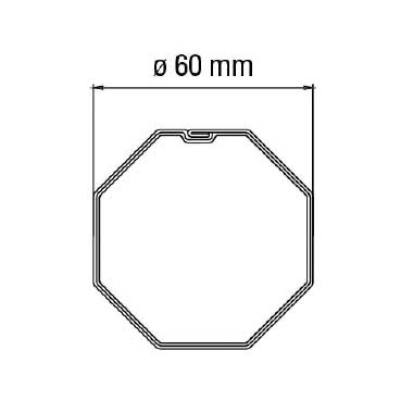 TM45 ADATTAT.TUBO OTTAG.60MM - FAAC 132250 - FAAC 132250 product photo Photo 01 3XL