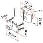 KIT STAFFA FORI PASS.+PERNO QUADRO - FAAC 132307 product photo