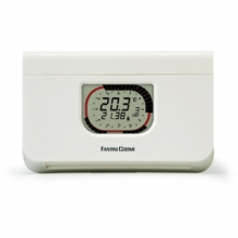 CRONOTERMOSTATO ELETTRONICO SETTIMANALE SUPERSOTTILE INTELLITHERM BIANCO - FANTINI & COSMI C57 product photo