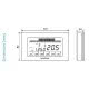 CRONOTERMOSTATO TOUCH-SCREEN A BATTERIE INTELLICOMFORT - FANTINI & COSMI CH180 product photo Photo 04 2XS