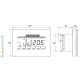 CRONOTERMOSTATO TOUCH-SCREEN 230VCA BIANCO SETTIMANALE INCASSO FANTINI E COSMI - FANTINI & COSMI CH193B product photo Photo 02 2XS
