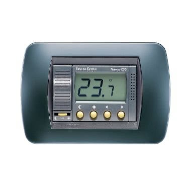 TERMOSTATO ELETTR. INCASSO C/DISPLAY SILVER - FANTINI & COSMI C50C - FANTINI & COSMI C50C - FANTINI & COSMI C50C product photo Photo 01 3XL