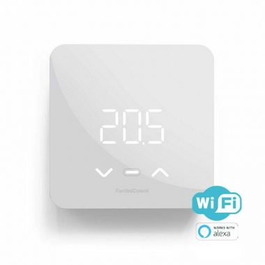 CRONOTERMOSTATO ELETTRONICO LED CON FUNZIONI SMART E CONNESSIONE WIFI, COMPLETO DI KIT ALIMENTAZIONE E BASI RETTANGOLARE E QUADRATA - FANTINI & COSMI C800WIFIPRO product photo Photo 01 3XL
