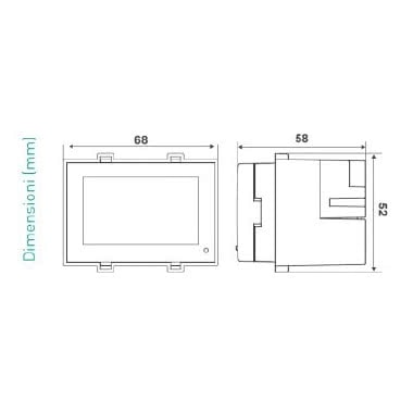 TERMOSTATO DA INCASSO TOUCH RETROILLUMINATO - FANTINI & COSMI CH121TS - FANTINI & COSMI CH121TS - FANTINI & COSMI CH121TS product photo Photo 05 3XL
