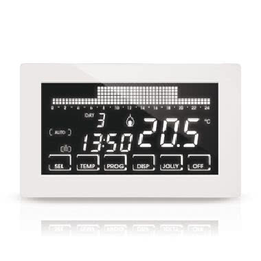 CRONOTERMOSTATO TOUCH-SCREEN A BATTERIE BIA - FANTINI & COSMI CH191B product photo Photo 01 3XL