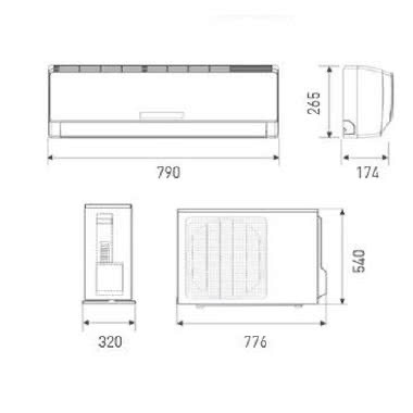 CLIMATIZZATORE UNIITA' INTERNA MONO 9.000 (SOLO UNITA INTERNA, UNITA ESTERNA NON COMPRESA)) - FANTINI & COSMI XM9YS product photo Photo 03 3XL