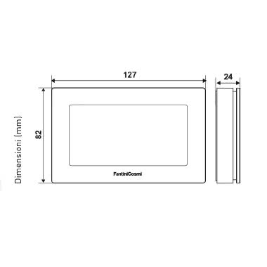 CRONOTERMOSTATO TOUCHSCREEN PARETE C/CONN WIFI - FANTINI & COSMI CH180WIFI product photo Photo 03 3XL