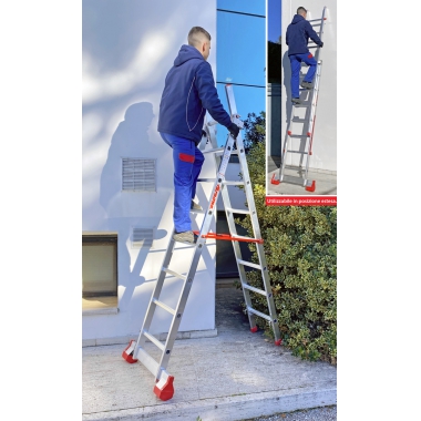 SCALA MULTIUSO A 2 ELEMENTI A FORBICE 'STELLA' - FARAONE ST300/2N product photo Photo 01 3XL