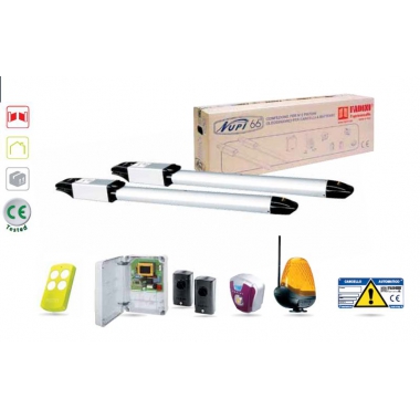 KIT NUPI 66 CON VIX 53 6660VL CANCELLO 2 ANTE 400KG - FADINI 6660VL product photo Photo 01 3XL
