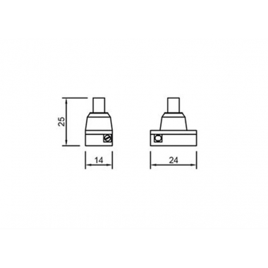 INTERRUTTORE A PULSANTE COLLO - F.A.I. SRL 0025/P product photo Photo 03 3XL