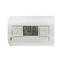 TERMOSTATO DIGIT BIANCO PARETE 1CO 5A BATT - FINDER 1T3190030000 product photo