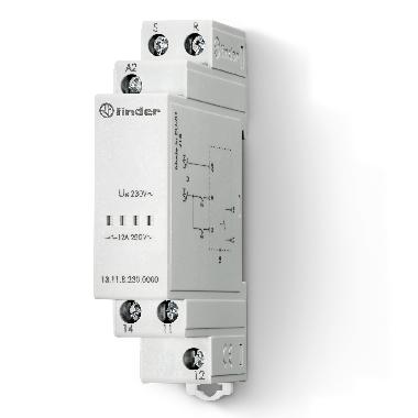 REL DI CHIAMATA/RESET DIN 17.5MM 1CO+1NO - FINDER 131182300000 product photo Photo 01 3XL