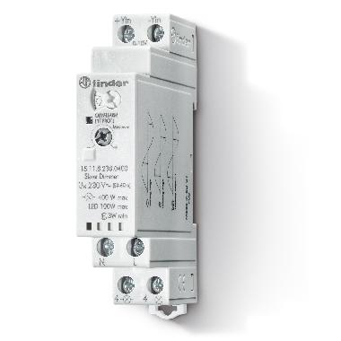 SLAVE DIMMER 0-10V 17,5MM 400W - FINDER 151182300400 - FINDER 151182300400 product photo Photo 01 3XL