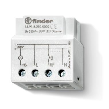 DIMMER INCASSO LED/INCAND. 100W - FINDER 15918230 product photo Photo 01 3XL