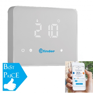 CRONOTERMOSTATO WIFI BLISS SETTIMANALE BIANCO FINDER 1C9190030W07 - FINDER 1C9190030W07 product photo Photo 02 3XL