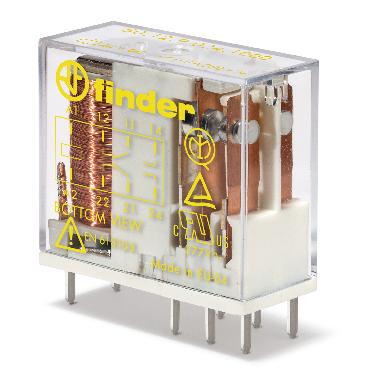 RELE CIR.STAMP.C/CONT.GUID.2SC 8A 12VDC - FINDER 501290121000 - FINDER 501290121000 product photo Photo 01 3XL