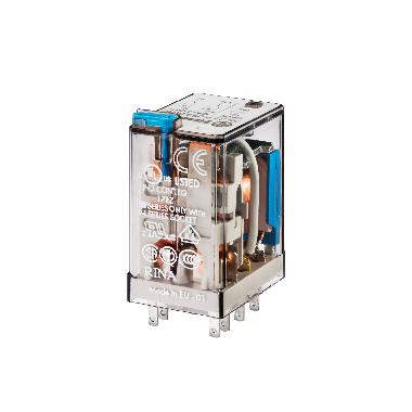 RELE' INDUSTRIALE 2SC 10A 24VDC C/PULS.PROVA+LED - FINDER 553290240094 - FINDER 553290240094 product photo Photo 01 3XL