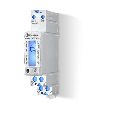 CONTATORE ENERGIA 40A SOLO KW MONOFASE - FINDER 7M2482300110 - FINDER 7M2482300110 product photo Photo 01 3XL