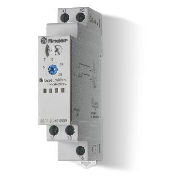 TEMPORIZZ.MODUL.1SC 16A MULTITENS.MULTIFUNZ. - FINDER 801102400000 - FINDER 801102400000 product photo Photo 01 3XL