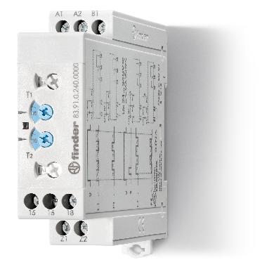 TEMPORIZZ.MODUL.1SC 16A MULTITENS.MULTIFUNZ. - FINDER 839102400000 - FINDER 839102400000 product photo Photo 01 3XL