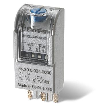 MODULO TEMPORIZZATO BIFUNZIONE PLUG-IN - FINDER 863082400000 - FINDER 863082400000 product photo Photo 01 3XL