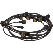 LUMINARIA 10M H05RN-F 10P. E27 PROLUNGABILE NERA - FANTON 62989 product photo