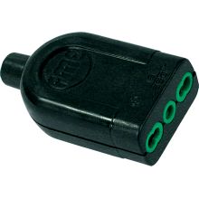 PRESA 2P+T 10/16A SMONTABILE NERO - FANTON 86001 product photo