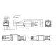 SPINA RJ45 UTP CAT.6 TOOLESS NON SCH. BI - FANTON 23723 - FANTON 23723 - FANTON 23723 product photo Photo 03 2XS