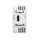 Alimentatore da incasso KEYSTONE compatto, 1 presa USB-C 3A, colore bianco - FANTON 82901 product photo Photo 02 2XS