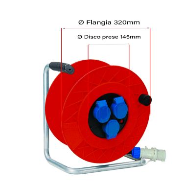 AVVOLG.30M 3X2,5MM 3 PR.2P+T 16A 220V - FANTON 11128 - FANTON 11128 - FANTON 11128 product photo Photo 02 3XL