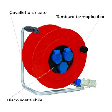 AVVOLG.30M 3X2,5MM 3 PR.2P+T 16A 220V - FANTON 11128 - FANTON 11128 - FANTON 11128 product photo Photo 03 3XL
