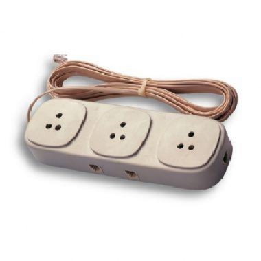 MULTIPRESA TELEFONICA C/CAVO 5 METRI - FANTON 22221 product photo Photo 01 3XL