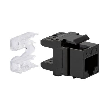 PRESA 8/8 UTP CAT. 6 NERO - FANTON 23712 product photo Photo 01 3XL