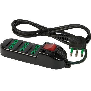 41015 – MULTIPRESA 1,5M 3G1 3P17/11+I NE - FANTON 41015 product photo Photo 01 3XL