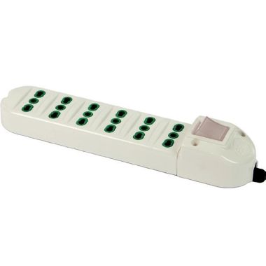 MULTIPRESA SENZA CAVO 6P17/11+I BI - FANTON 41046 product photo Photo 01 3XL