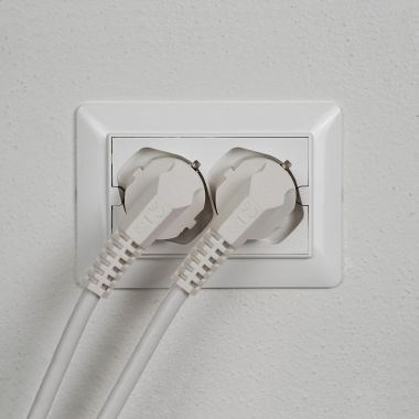 MULTIPRESA UNIVERSALE DA INCASSO OPERA/PLA DOPPIA PRESA BIPASSO ITALO/TEDESCA 2P+T 16A PRECABLATA PER SCATOLA A 3 MODULI - FANTON 42100 product photo Photo 05 3XL