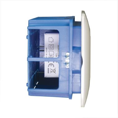 MULTIPRESA UNIVERSALE DA INCASSO OPERA/PLA DOPPIA PRESA BIPASSO ITALO/TEDESCA 2P+T 16A PRECABLATA PER SCATOLA A 3 MODULI - FANTON 42100 product photo Photo 02 3XL