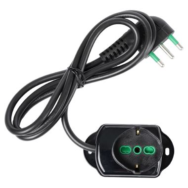 MULTIP.1PR.2P+T 16A UNIV+1 PR.2P+T 16A BIP.NERO - FANTON 42106 - FANTON 42106 - FANTON 42106 product photo Photo 03 3XL