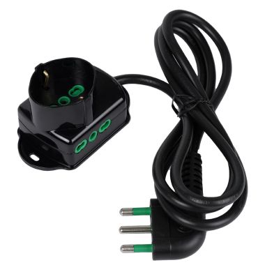 MULTIP.1PR.2P+T 16A UNIV+1 PR.2P+T 16A BIP.NERO - FANTON 42106 - FANTON 42106 - FANTON 42106 product photo Photo 08 3XL