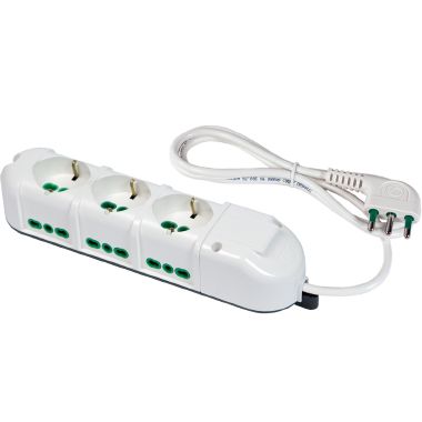 MULTIPR.C/ 3 TED+6 BIP.C/CAVO BIANCO - FANTON 42120 - FANTON 42120 product photo Photo 01 3XL