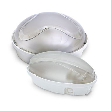 PLAFONIERA OVALE IP65-60W-E27 BI - FANTON 62720 product photo Photo 06 3XL